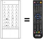 Télécommande équivalente IR 16 FACH