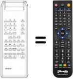 Télécommande équivalente IR 6010