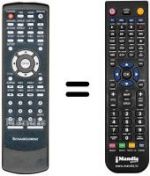Télécommande équivalente JX-1000C(2)