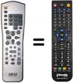 Télécommande équivalente JX-9001