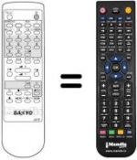 Télécommande équivalente JXTP