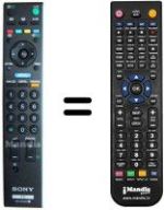 Télécommande équivalente Sony KDL-26 P3000 E