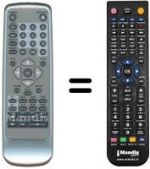 Télécommande équivalente KF-8000B