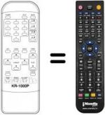 Télécommande équivalente KR-1000 P