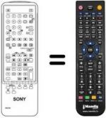 Télécommande équivalente Sony KV-X 2530 BMK