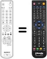 Télécommande équivalente Sony KV-28 DX30U