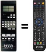Télécommande équivalente LCD PROGRAMMABLE