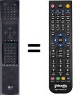 Télécommande équivalente 6710V00007C