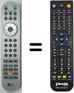 Télécommande équivalente 6710V00126R