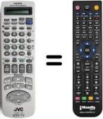 Télécommande équivalente JVC HR-S9700