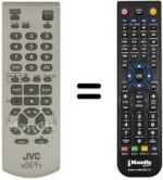 Télécommande équivalente JVC HR-V500