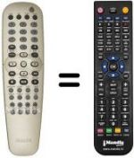 Télécommande équivalente Aristona LX 800 SA