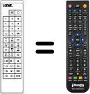 Télécommande équivalente FB 70