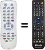 Télécommande équivalente MB 105