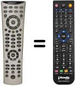 Télécommande équivalente NordMende MD 7223