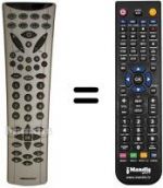 Télécommande équivalente Medion MD 7330