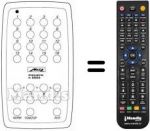 Télécommande équivalente MECATRON 6905