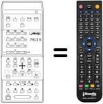 Télécommande équivalente MECATRON 7913 S