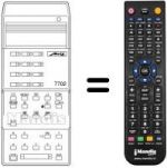 Télécommande équivalente MECATRON 7702