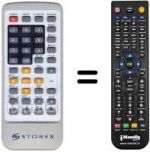 Télécommande équivalente STOREX MPIX 351