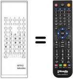 Télécommande équivalente MTR 2