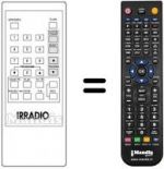 Télécommande équivalente MV 213