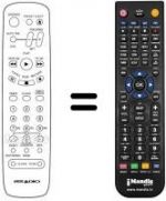 Télécommande équivalente MV 214