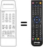 Télécommande équivalente MV 250