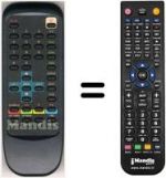 Télécommande équivalente RM 07901