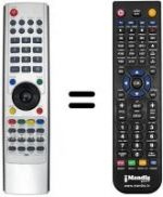 Télécommande équivalente NordMende N 4202 PB