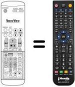 Télécommande équivalente NR-2559M-SESA