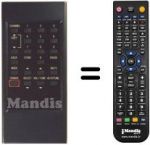 Télécommande équivalente ODE 620