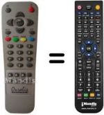 Télécommande équivalente OURALIS EVOLUTION 3