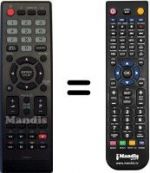 Télécommande équivalente Orion 076R0TR011