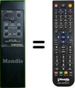 Télécommande équivalente RC-57