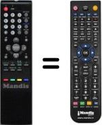 Télécommande équivalente Orion 19 LB 500 H