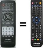 Télécommande équivalente VXX 2700