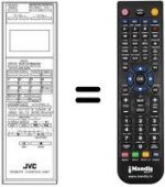 Télécommande équivalente PQ 10543 BD