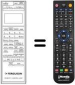 Télécommande équivalente PQ 10543 BT-44