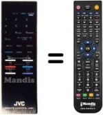 Télécommande équivalente PQ 10342 H5