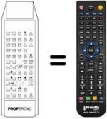 Télécommande équivalente PROFITRONIC