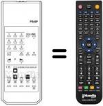 Télécommande équivalente Zanussi 25 SS 556 P