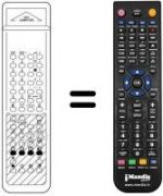 Télécommande équivalente PSA 7420