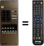 Télécommande équivalente 4822 218 20306