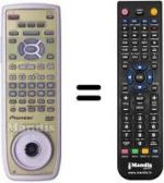 Télécommande équivalente CU-DV 025