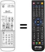 Télécommande équivalente QPRO