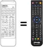 Télécommande équivalente 076G043060