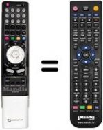 Télécommande équivalente DIUNAMAI ZEUS 42'