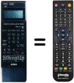 Télécommande équivalente RC-TF80P