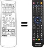 Télécommande équivalente RC-TGX1000Z